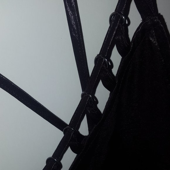 FREE PEOPLE TANK STRAPS RINGS SMALL PURPLE - Picture 3 of 15